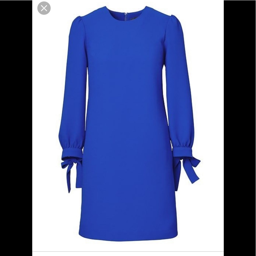 Banana Republic Tie-Sleeve Shift Dress Sz 8